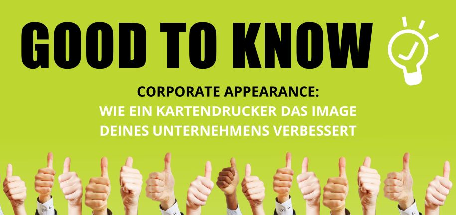 Corporate Appearance: Wie ein Kartendrucker das Image Ihres Unternehmens verbessert