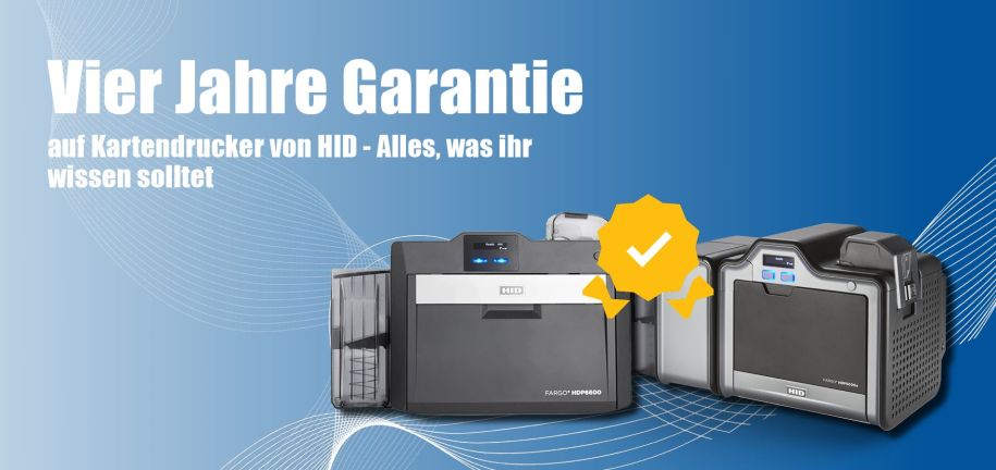 Mehr Sicherheit für Ihre Kartendrucklösung: 4 Jahre Garantie auf HID FARGO Drucker