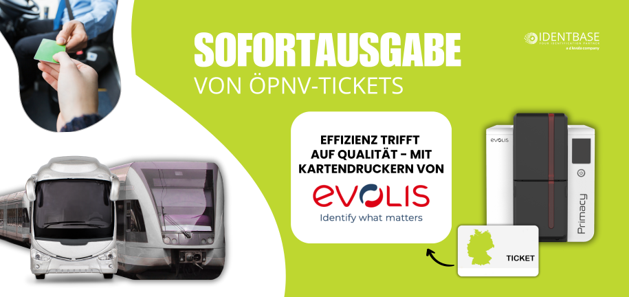Fahrkarten und Abokarten einfach selbst drucken – mit Evolis-Lösungen