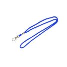 Lanyard rund Karabinerhaken Navy Blue - 10 Stück