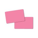 PVC-Karte beidseitig Rosa matt 86 x 54 x 0,76 mm (500 Stück)