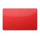 PVC Karte beidseitig Rot metallic 86 x 54 x 0,76 mm (500 Stück)