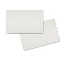 PVC Karte beidseitig Altweiß metallic 86 x 54 x 0,76 mm (500 Stück)