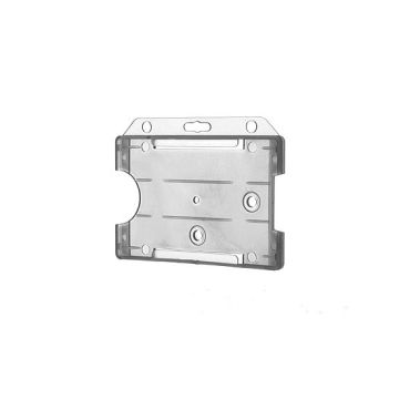Card holder horizontal open frosted