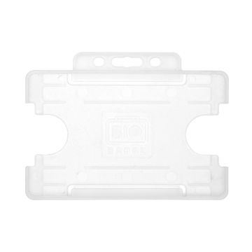 BioBadge Open Faced Holders Landscape - Pack of 100 / transparent