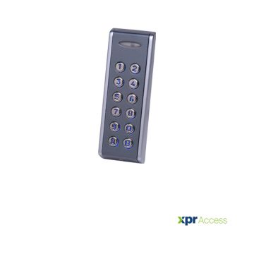 XPR Tastaturleser SA/AP mit Relais und Transistor Alu (mattgrau)