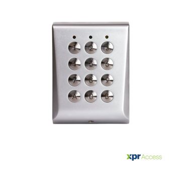 XPR NW/AP Vandalensicherer Tastaturleser mit Alumiumgehäuse (Metall, Wiegand)