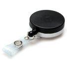 Black/Chrome HD 41mm Badge Reel WIRE Strap Clip - Pack of 50 Black/Chrome HD 41mm Badge Reel WIRE Strap Clip - Pack of 50