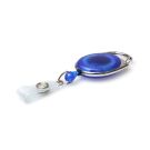 Blue Carabineer Card Reel wth Recess & Strap Clip - Pack 50 Blue Carabineer Card Reel wth Recess & Strap Clip - Pack 50