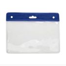 Kartenhalter horizontal Vinyl 77 x 94 mm Farbbalken Navy Blau (1) Kartenhalter horizontal Vinyl 77 x 94 mm Farbbalken Navy Blau (1)