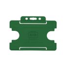 BioBadge Open Faced Holders Landscape - Pack of 100 / dkl. grün BioBadge Open Faced Holders Landscape - Pack of 100 / dkl. grün
