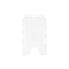 BioBadge Dual-Sided Holders Portrait - Pack of 100 / transparent BioBadge Dual-Sided Holders Portrait - Pack of 100 / transparent