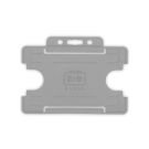 BioBadge Open Faced Holders Landscape - Pack of 100 / grau BioBadge Open Faced Holders Landscape - Pack of 100 / grau