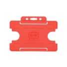 BioBadge Open Faced Holders Landscape - Pack of 100 / rot BioBadge Open Faced Holders Landscape - Pack of 100 / rot