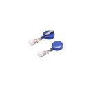 Jojo mit Gürtelclip Sicherheitshalter gewebeverstärkt / blau Jojo mit Gürtelclip Sicherheitshalter gewebeverstärkt / blau