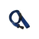 Lanyard flach 10 mm Kunststoffhaken Break-Away Navy-Blue