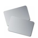 PVC Karte beidseitig Silber 86 x 54 x 0,76 mm (500 Stück) PVC Karte beidseitig Silber 86 x 54 x 0,76 mm (500 Stück)