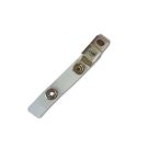 Kartenclip (Crocodile) Vinyl klar Metallknopf Kartenclip (Crocodile) Vinyl klar Metallknopf