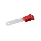 Kartenclip Vinyl frosted rot Kartenclip Vinyl frosted rot