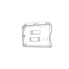 Kartenhalter horizontal für 2 Karten mit zwei transparenten Schiebern - 10 Stück Kartenhalter horizontal für 2 Karten mit zwei transparenten Schiebern - 10 Stück