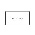 Plastikkarten Sonderformat 86x50x0,5 (100 Stück) Plastikkarten Sonderformat 86x50x0,5 (100 Stück)