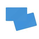 PVC Karte beidseitig Hellblau matt 86 x 54 x 0,76 mm (500 Stück) PVC Karte beidseitig Hellblau matt 86 x 54 x 0,76 mm (500 Stück)
