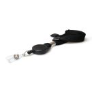16mm rPET Flexiweave Lanyards Card Reel - schwarz 16mm rPET Flexiweave Lanyards Card Reel - schwarz