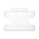 BioBadge Open Faced Holders Landscape - Pack of 100 / transparent BioBadge Open Faced Holders Landscape - Pack of 100 / transparent