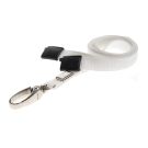 10mm rPET Lanyards w Metal Lobster Clip - weiß 10mm rPET Lanyards w Metal Lobster Clip - weiß
