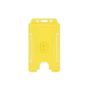 BioBadge Open Faced Holders, Portrait - Pack of 100 / yellow thumbnail