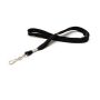 Lanyard flach 12 mm Swivel-Hook Break-Away Schwarz thumbnail