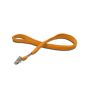 Lanyard flach 10 mm Bull-Dog-Clip Orange thumbnail