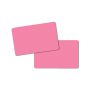 PVC card double-sided pink 86 x 54 x 0.76 (500 pieces) thumbnail