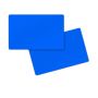 PVC Karte beidseitig Blau matt 86 x 54 x 0,76 mm (500 Stück) thumbnail