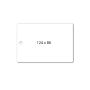 PVC Karte blanco 124 x 86 x 0,5 mm mit Rundloch kurze Seite (100 Stück) thumbnail
