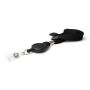 16mm rPET Flexiweave Lanyards Card Reel - Pack of 50 / black thumbnail