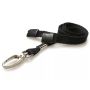 Lanyards mit Metallkarabiner - schwarz thumbnail