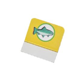 PVC action tab 26 x 20 mm fish (10)