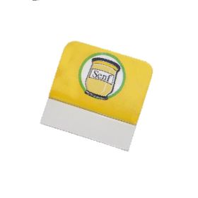 PVC action tabs 26 x 20 mm mustard (10)