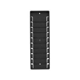 Black plastic card rack (10 cards horizontal)