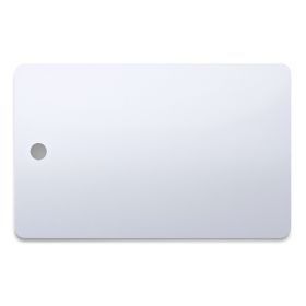 PVC Karte Premium 86 x 54 x 0,76 mm Rundloch kurze Seite (500 Stück)