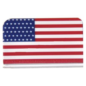 Promotional tab PVC 26 x 13 mm USA (10)