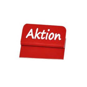 PVC action tab 26 x 13 mm red Action (10)