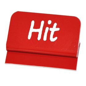 Action tab PVC 26 x 13 mm red Hit (10)
