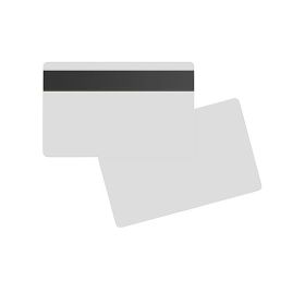 PVC card Premium magnetic stripe HiCo 2750oe 86x54 0.76 mm (100 pieces)