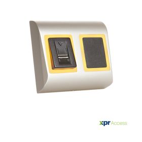 XPR MINI Swipe und RFID-Leser (EM&HID 125KHz kompatibel, 1 Relais, 98+2 Fingerabdrücke, Metall)