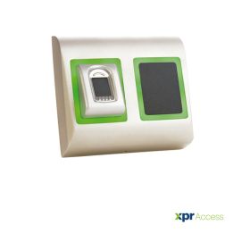 XPR MINI NW/AP Fingerabdruck + RFID-Lesegerät (EM&HID 125kHz kompatibel, Multi-Wiegand, Silber) 