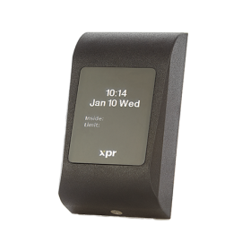 XPR NW/AP RFID Anzeige  für Zähler und Z&A Codes aus Metall - Silber