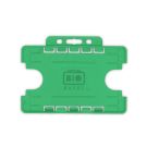 BioBadge Dual-Sided Holders Landscape - Pack of 100 / hellgrün