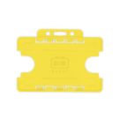 BioBadge Dual-Sided Holders Landscape - Pack of 100 / gelb
